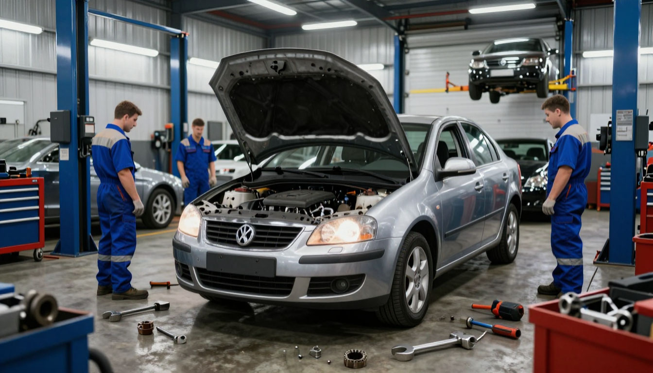 автосервис, нет света